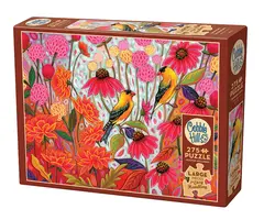 Cobble Hill Puzzles 275 pcs - Springtime Goldfinches (Easy Handling)