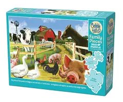 Cobble Hill Puzzles 350 pcs - Welcome to the Farm (Family Puzzle)