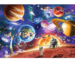 Cobble Hill Puzzles 350 pcs - Space Travels  (Family Puzzle)