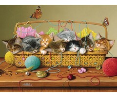 Cobble Hill Puzzles 350 pcs - Basket Case (Family Puzzle)