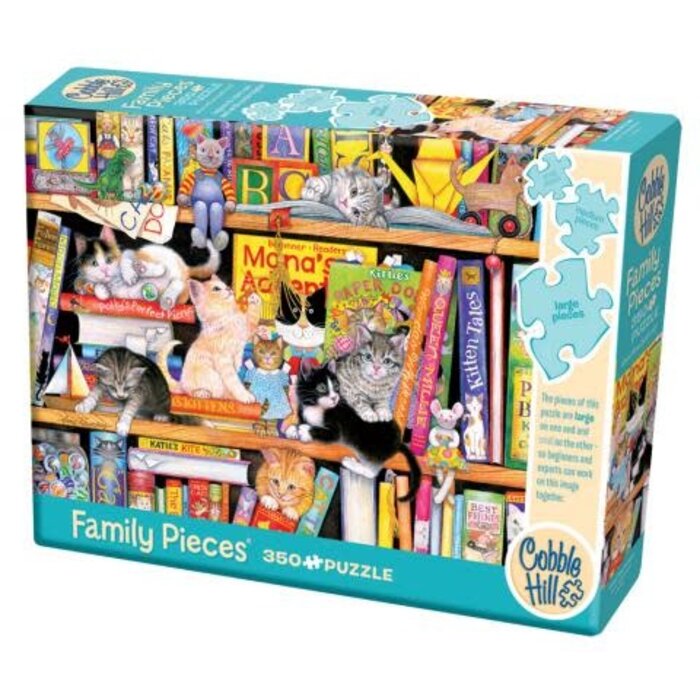 Cobble Hill Puzzles 350 pcs - Storytime Kittens (Family Puzzle)