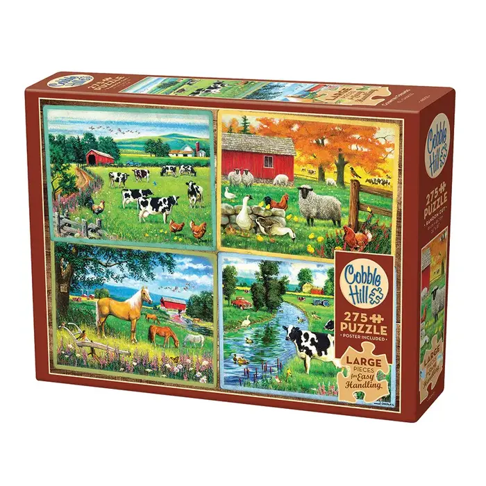 Cobble Hill Puzzles 275 pcs - Country Friends (Easy Handling)