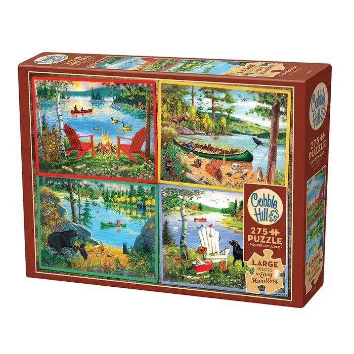 Cobble Hill Puzzles 275 pcs - Cabin Country (Easy Handling)