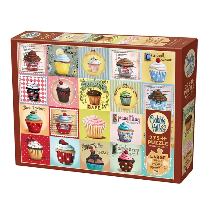 Cobble Hill Puzzles 275 pcs - Cupcake Cafe (Easy Handling)