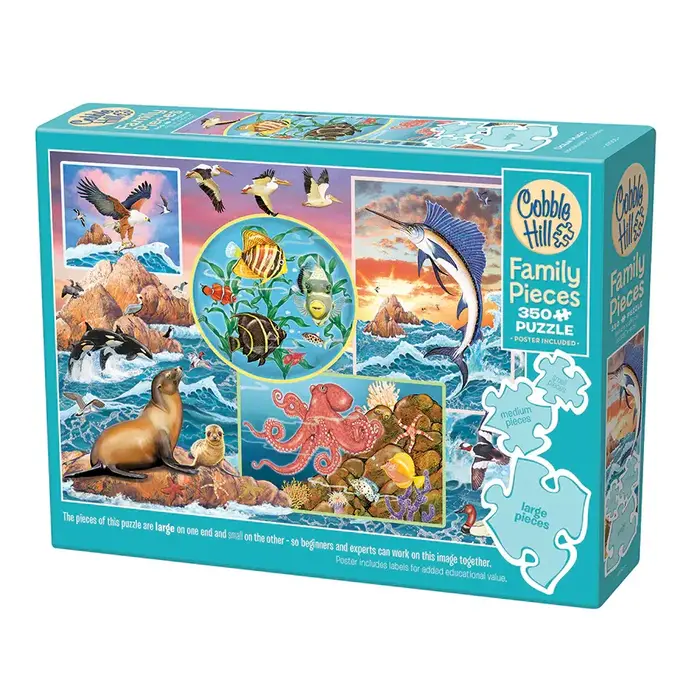 Cobble Hill Puzzles 350 pcs - Ocean Magic (Family Puzzle)