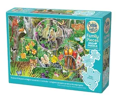 Cobble Hill Puzzles 350 pcs - Rainforest Magic (Family Puzzle)