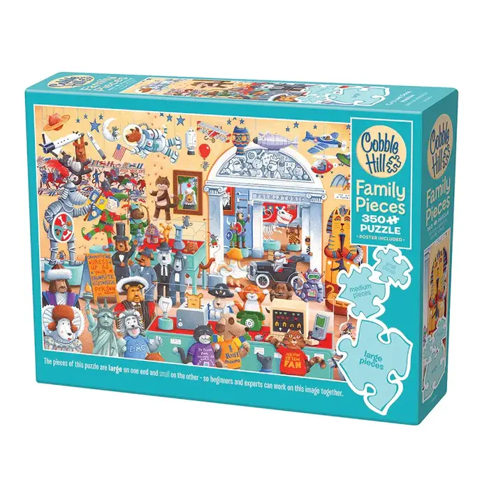 Cobble Hill Puzzles 350 pcs - Cats and Dogs Museum (Family Puzzle)