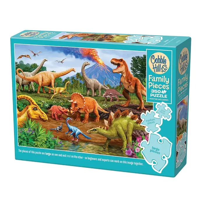 Cobble Hill Puzzles 350 pcs - Dinos (Family Puzzle)