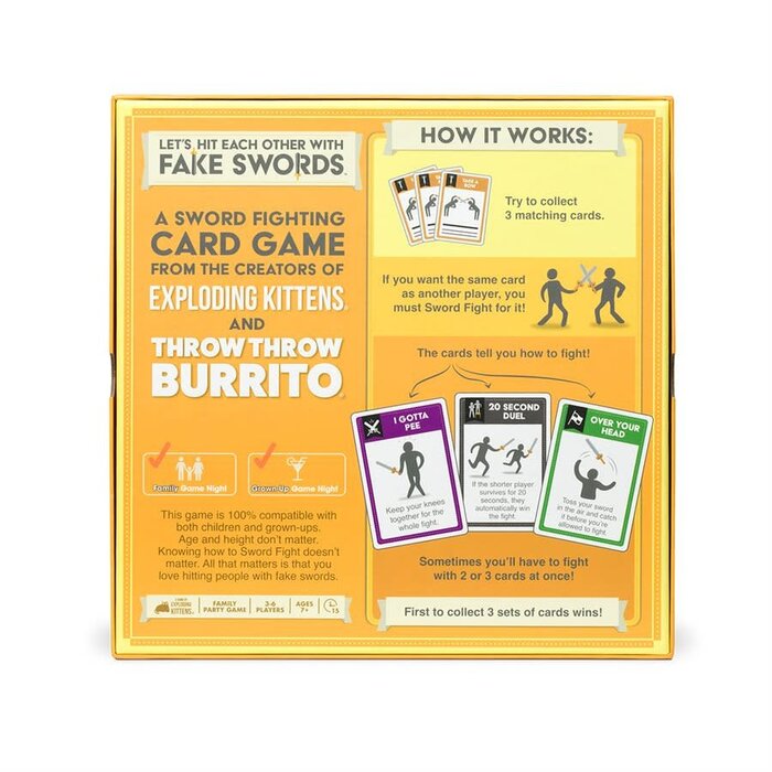 Exploding Kittens Let's Hit Each Other With Fake Swords