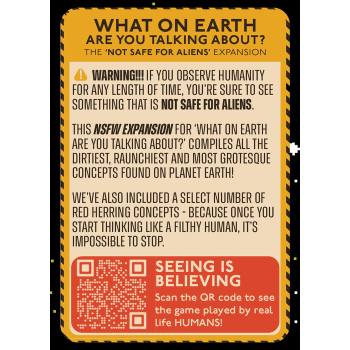 Greater Than Games What on Earth Are You Talking About? NSFA Expansion