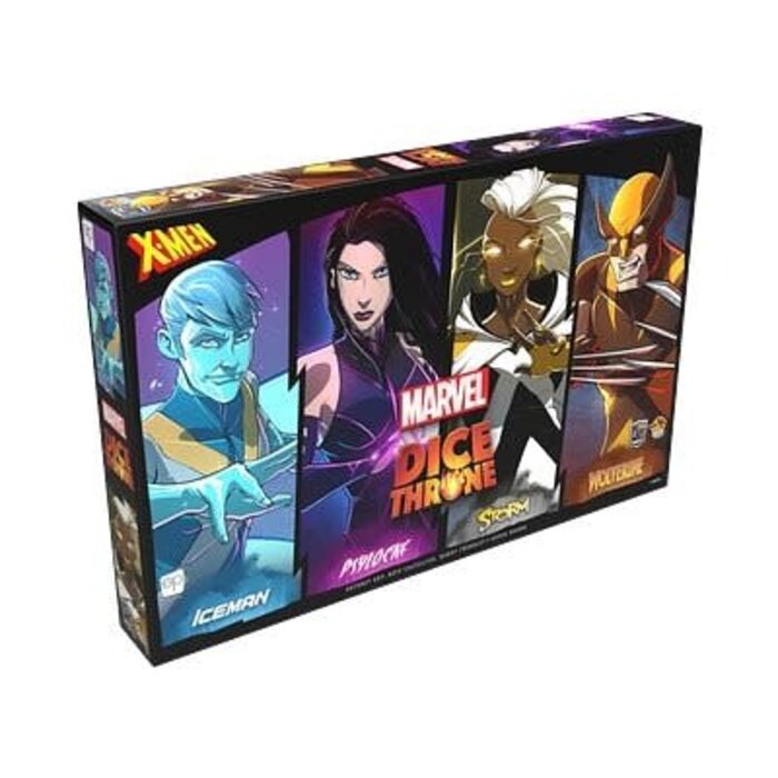 The OP Marvel X-Men Dice Throne: 4 Hero Box - Iceman, Psylocke, Storm and Wolverine