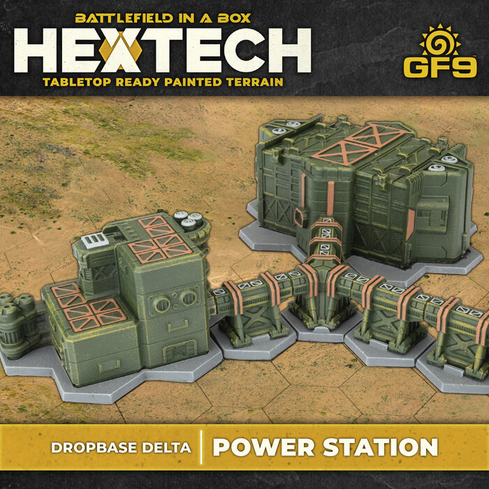 Gale Force Nine Battlefield in a Box: Hextech Dropbase Delta Power Station