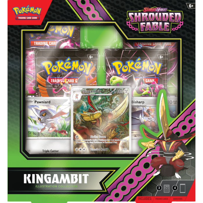 The Pokemon Company International Pokemon TCG - Scarlet & Violet Shrouded Fable: Kingambit Illustration Collection