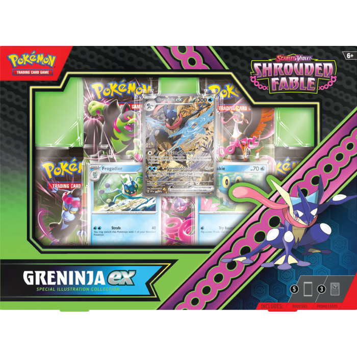 The Pokemon Company International Pokemon TCG - Scarlet & Violet Shrouded Fable: Greninja ex Special Illustration Collection