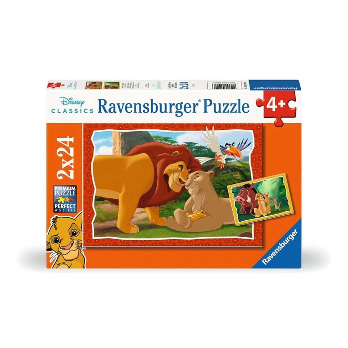 Ravensburger 2x24 pcs - The Lion King: Circle of Life