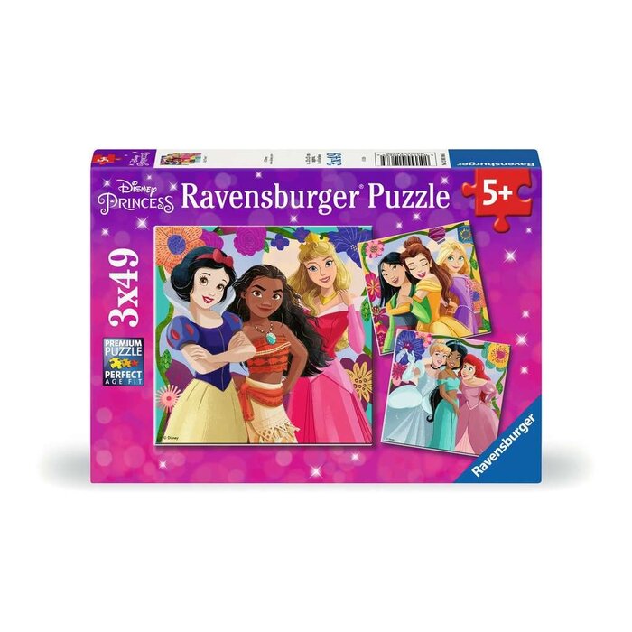 Ravensburger 3x49 pcs - Disney Princess: Girl Power