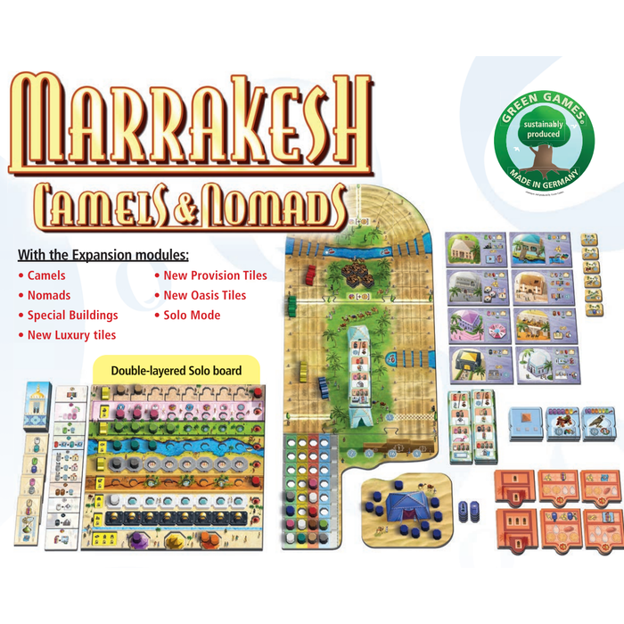 Queen Games Marrakesh: Camels & Nomads Expansion