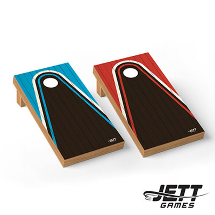 Jett Games Cornhole Tournament Set: Sport Red & Blue