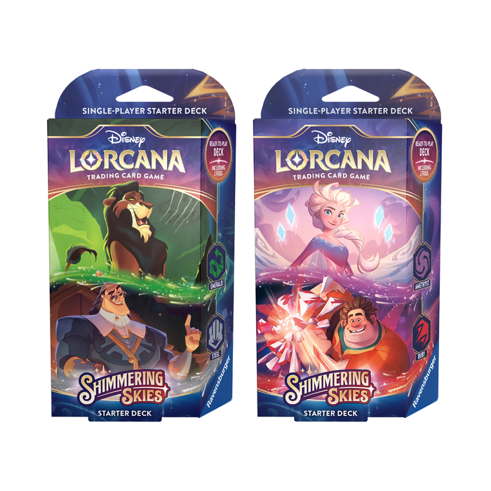 Ravensburger Disney Lorcana TCG Shimmering Skies Starter Deck -
