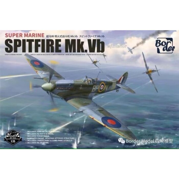 Misc Toys Supermarine Spitfire Mk.Vb Model Kit (1:35 Scale)