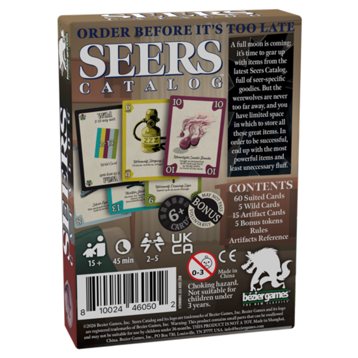 Bézier Games Seers Catalog