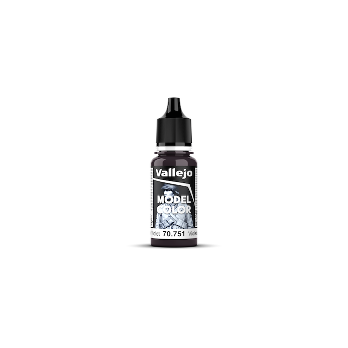 Vallejo Vallejo Model Color Acrylic Paint Black Violet 17mL