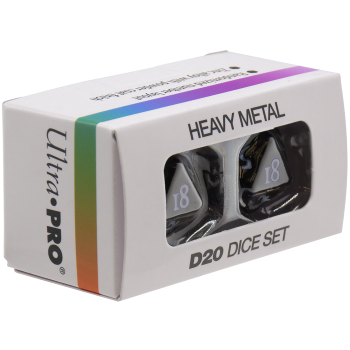 Ultra Pro UP Dice Heavy Metal Vivid D20 Set -