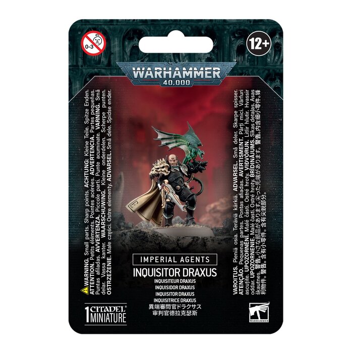 Games Workshop Warhammer 40K: Imperial Agents - Inquisitor Draxus