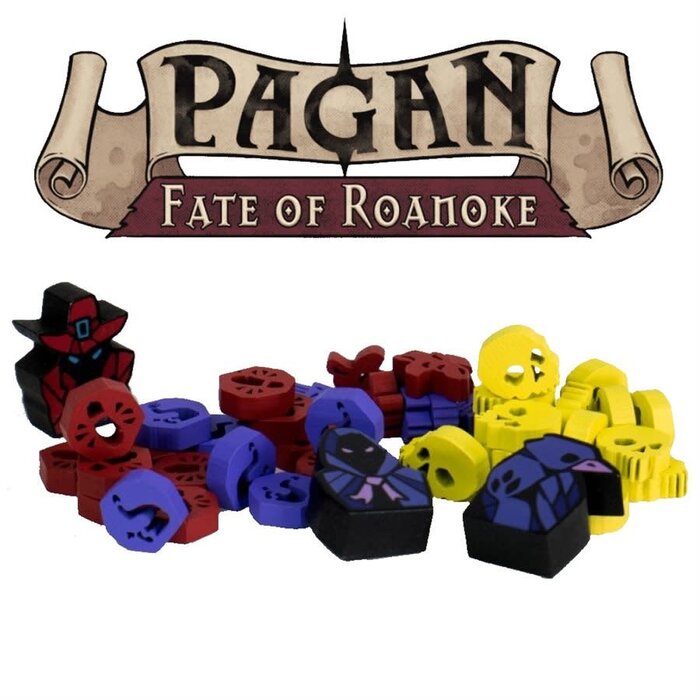 Capstone Games Pagan: Fate of Roanoke - Wooden Tokens