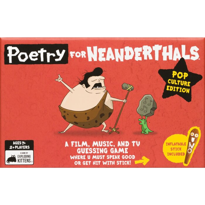 Exploding Kittens Poetry for Neanderthals: Pop Culture Edition