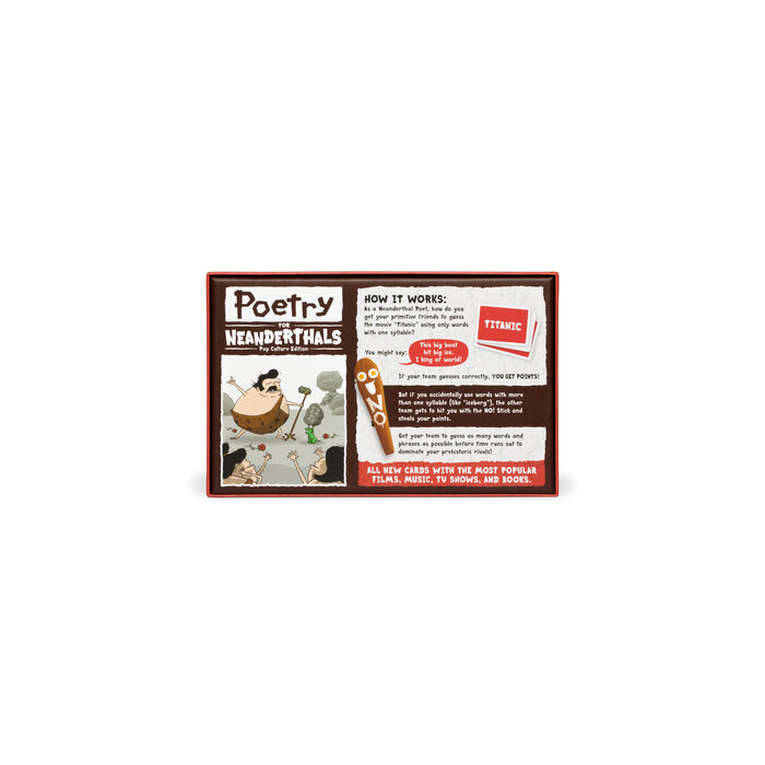 Exploding Kittens Poetry for Neanderthals: Pop Culture Edition