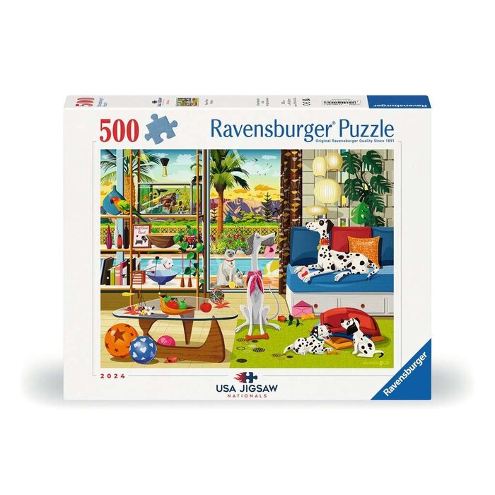 Ravensburger 500 pcs - Pets of Palm Springs