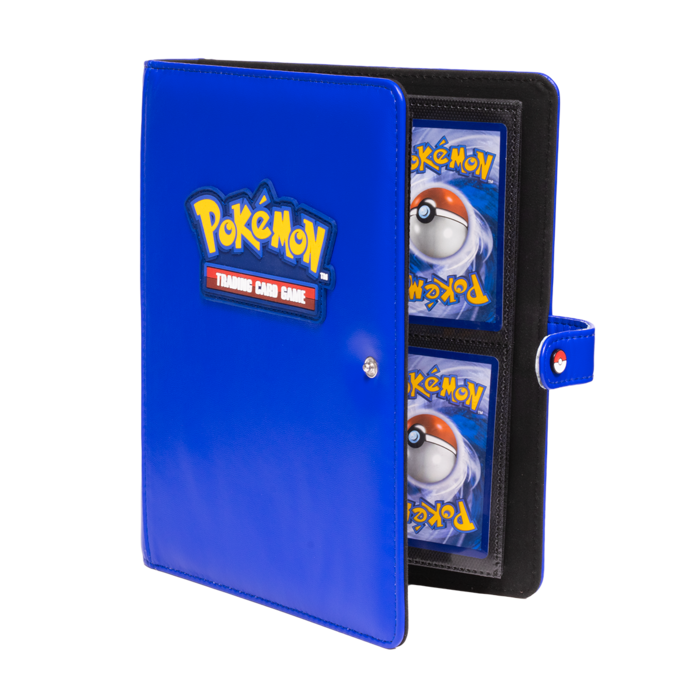 Ultra Pro 4-Pocket Premium Snap Binder - Pokemon - Blue