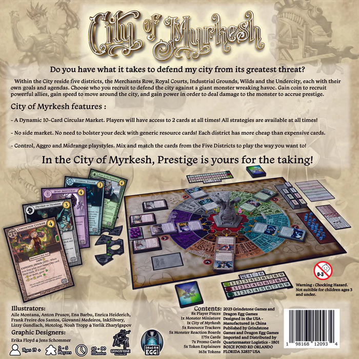 Misc Board Games City of Myrkesh
