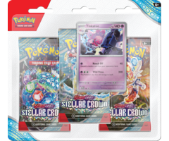 The Pokemon Company International Pokemon TCG - Scarlet & Violet Stellar Crown: 3-Pack Blister