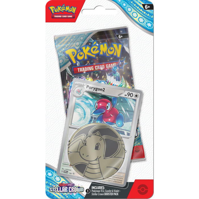 The Pokemon Company International Pokemon TCG - Scarlet & Violet: Stellar Crown Checklane Blister