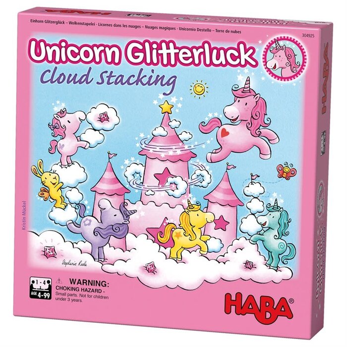 HABA Unicorn Glitterluck: Cloud Stacking