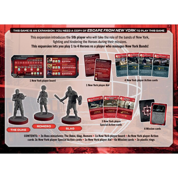 Pendragon Escape from New York: Bands of New York Expansion