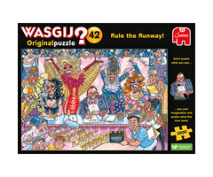 Jumbo Puzzles 1000 pcs - WASGIJ Original: #42, Rule the Runway!