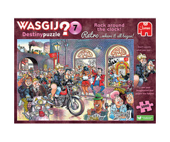 Jumbo Puzzles 1000 pcs - WASGIJ Retro Destiny: #7, Rock Around the Clock
