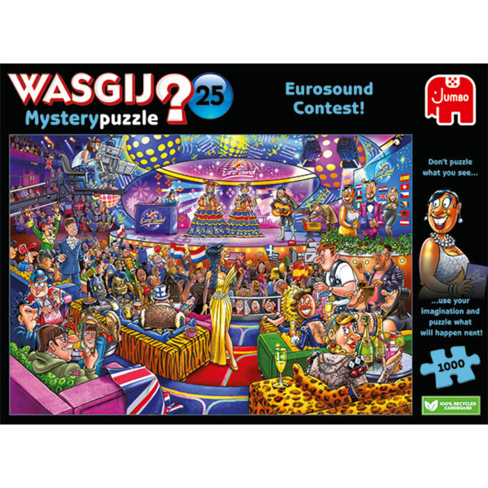 Jumbo Puzzles 1000 pcs - WASGIJ Mystery: #25, Eurosound Contest!