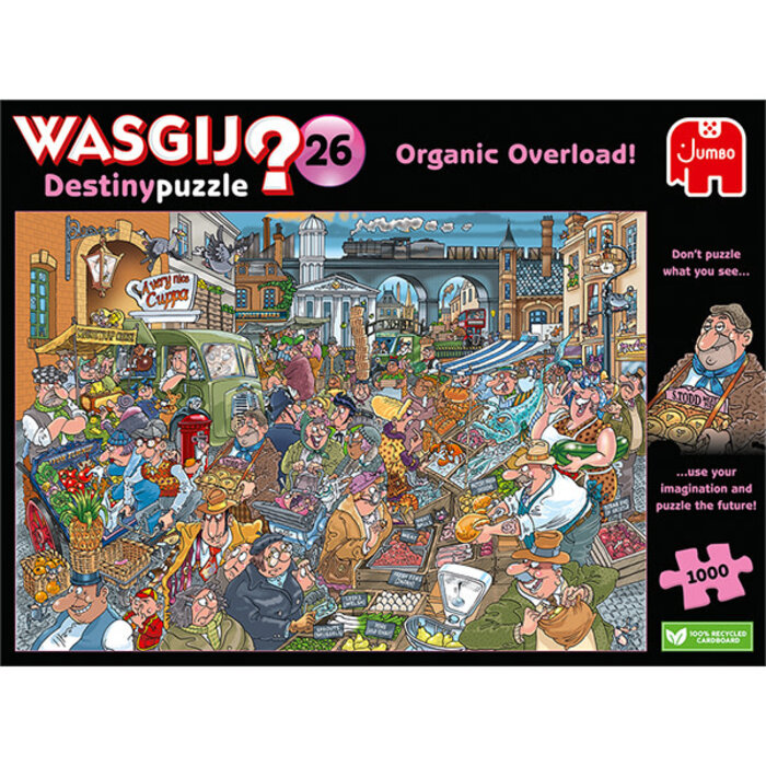 Jumbo Puzzles 1000 pcs - WASGIJ Destiny: #26, Organic Overload!