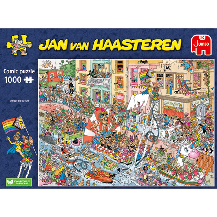 Jumbo Puzzles 1000 pcs - Jan van Haasteren: Celebrate Pride