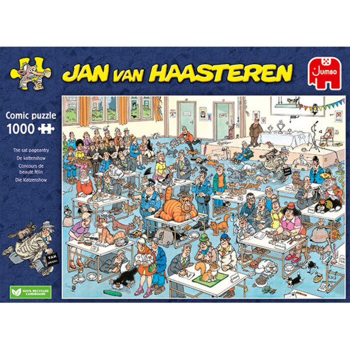 Jumbo Puzzles 1000 pcs - Jan van Haasteren: The Cat Pageantry