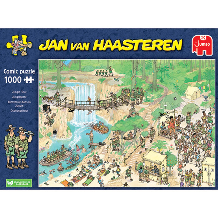 Jumbo Puzzles 1000 pcs - Jan van Haasteren: Jungle Tour