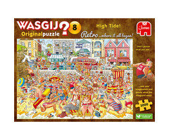 Jumbo Puzzles 1000 pcs - WASGIJ Retro Original: #8, High Tide!