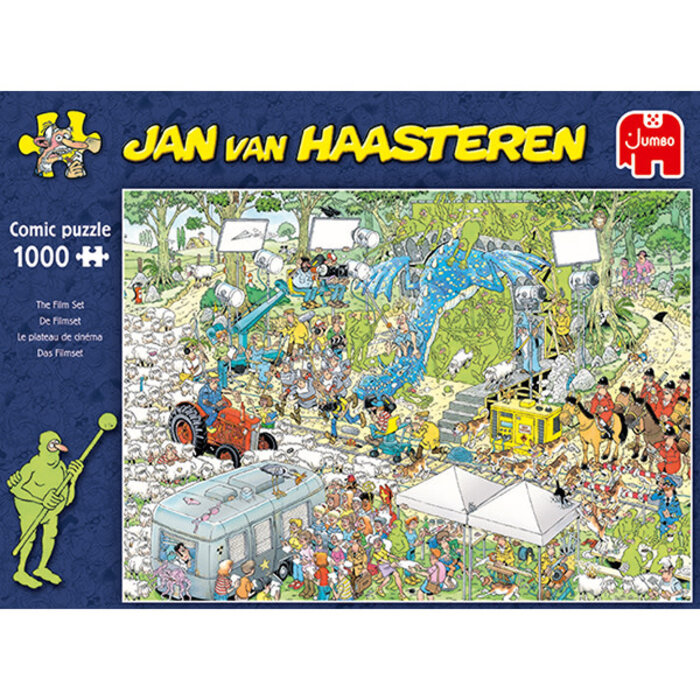 Jumbo Puzzles 1000 pcs - Jan van Haasteren: The Film Set