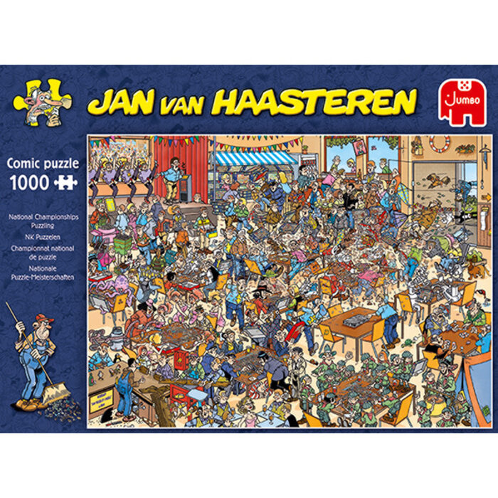 Jumbo Puzzles 1000 pcs - Jan van Haasteren: National Championships Puzzling