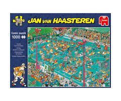 Jumbo Puzzles 1000 pcs - Jan van Haasteren: Hockey Championships