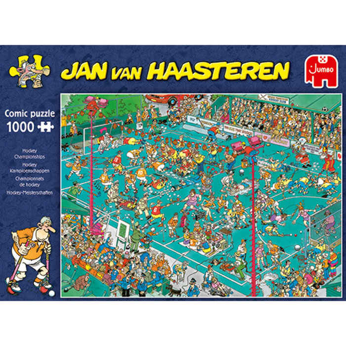 Jumbo Puzzles 1000 pcs - Jan van Haasteren: Hockey Championships
